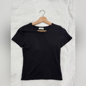 Aritzia Black Contour Top
